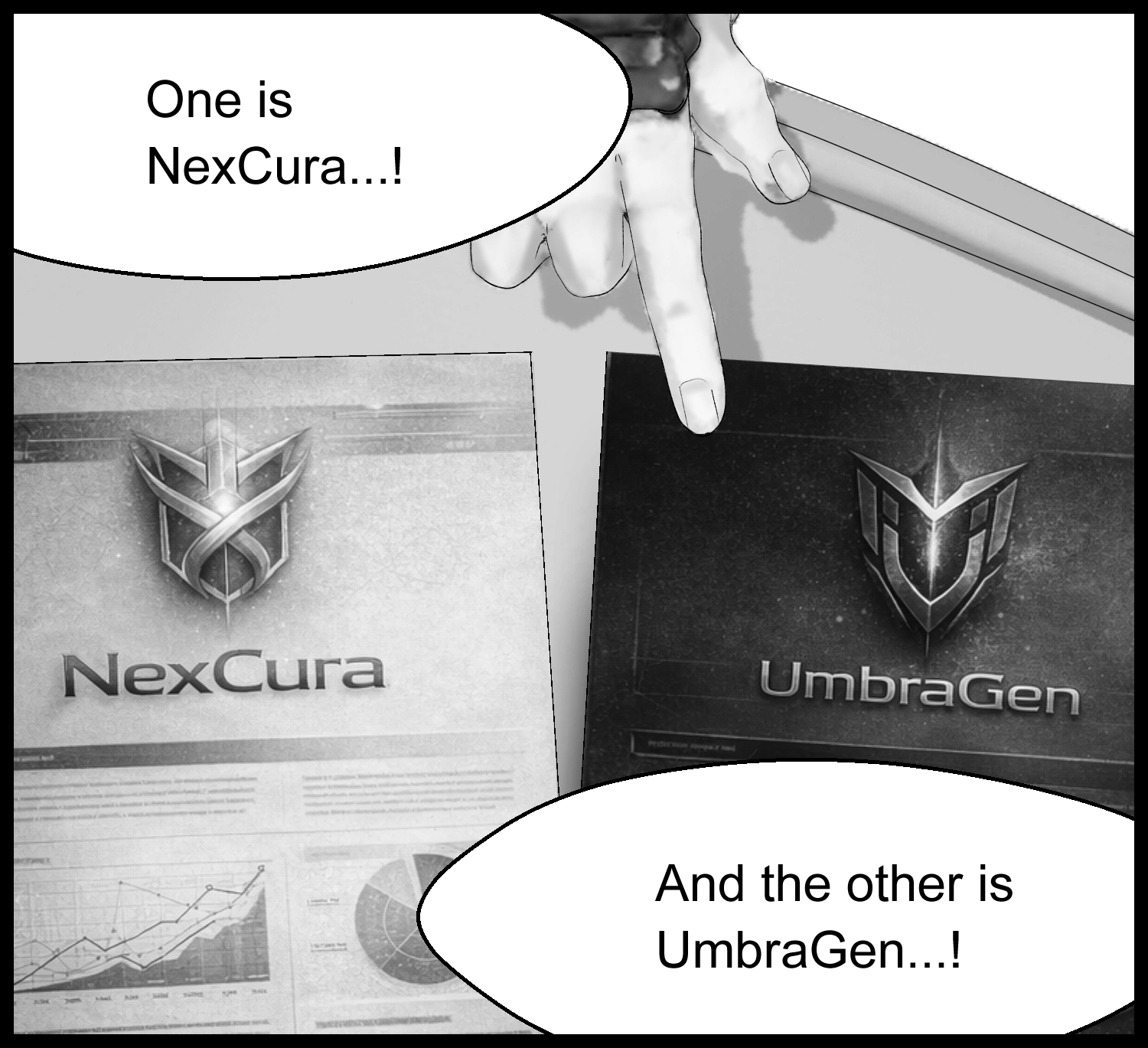 Aria presents materials on Nexcura Corporation and Umbragen Corporation