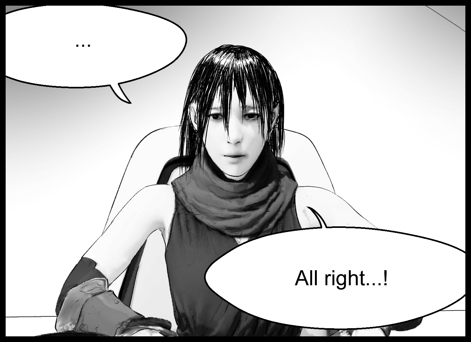 Aria accepts the protagonist’s proposal