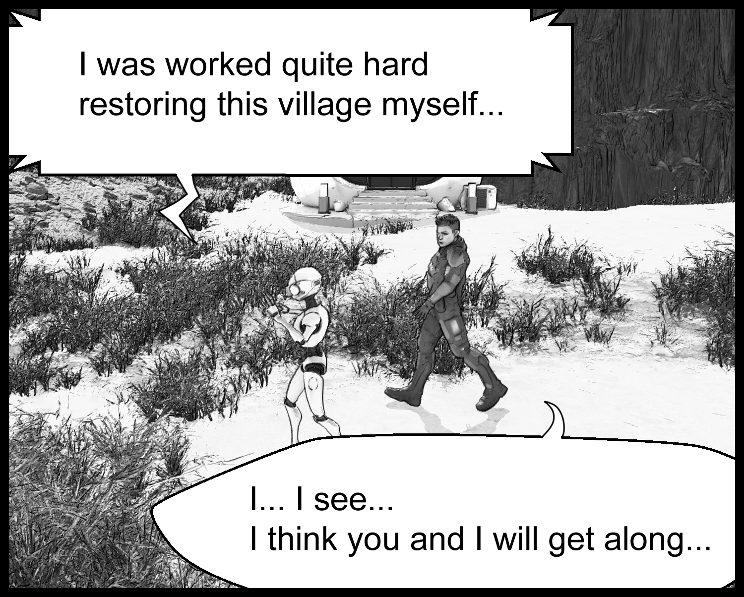 G-K1 says it was pushed hard until the village was restored