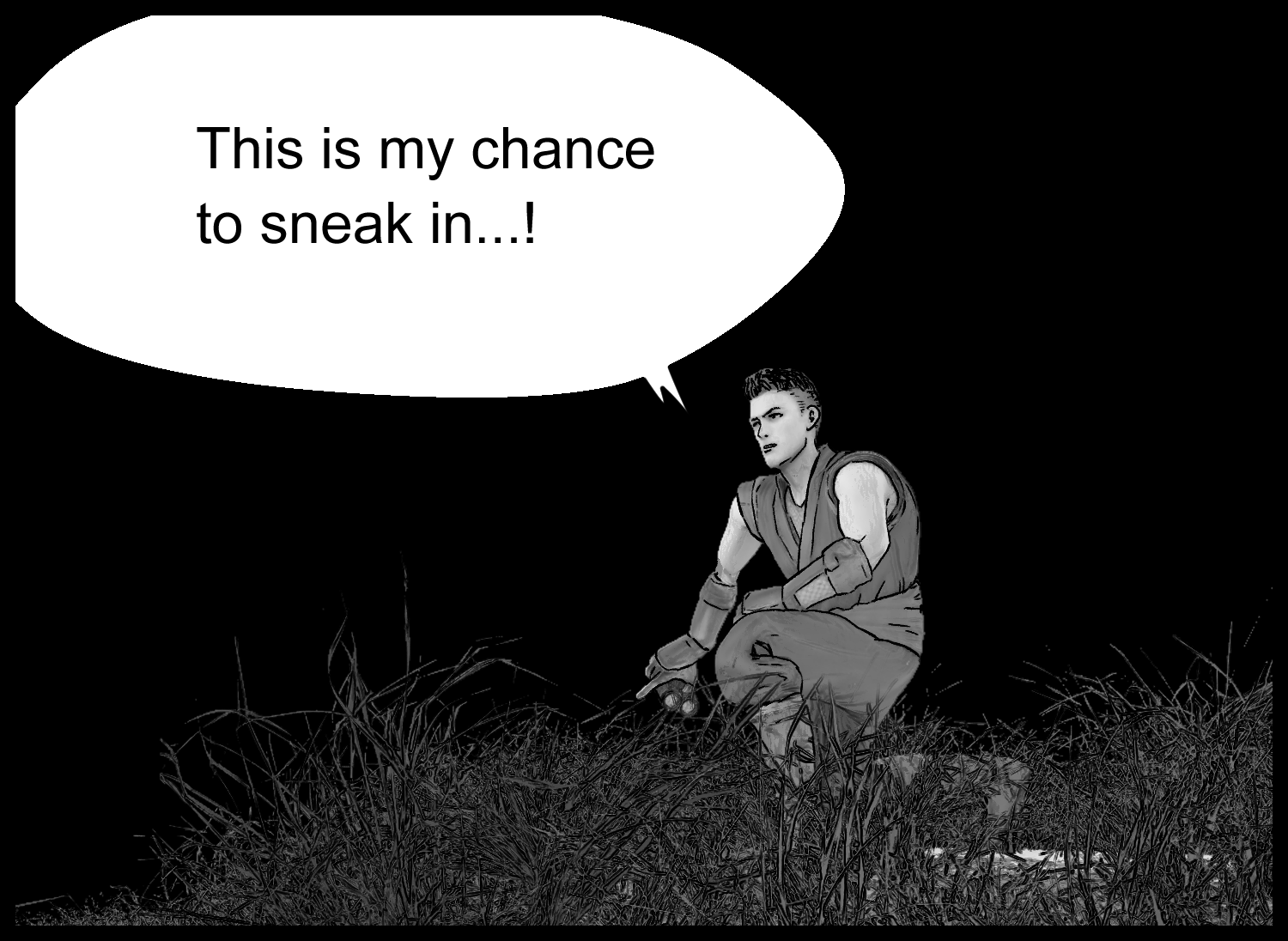 The protagonist decides to infiltrate the research facility by using the equipment delivery as cover