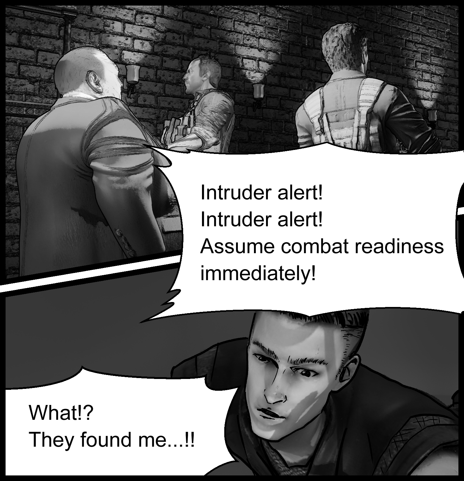 Researchers realize there is an intruder and go on alert