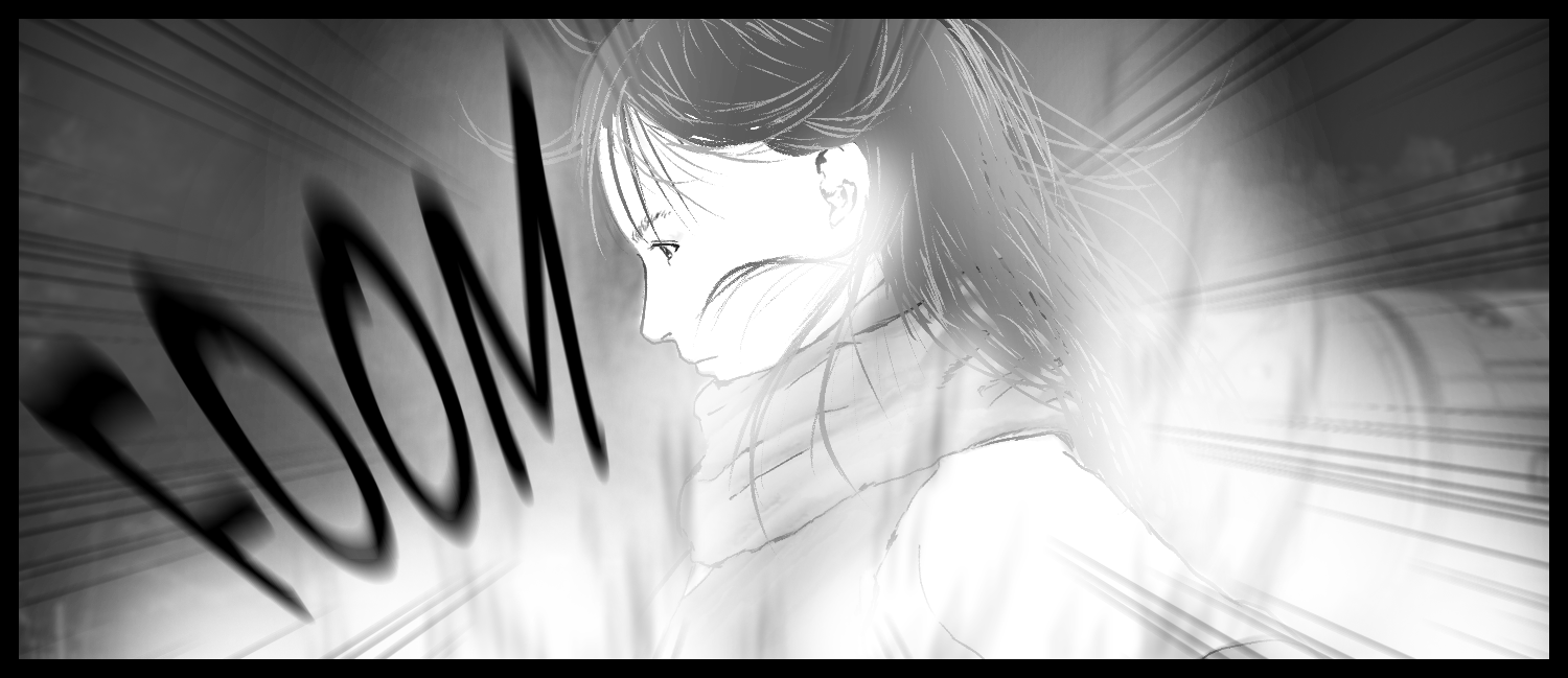 Aria raises the power of Rekka Ryū and moves into her next attack