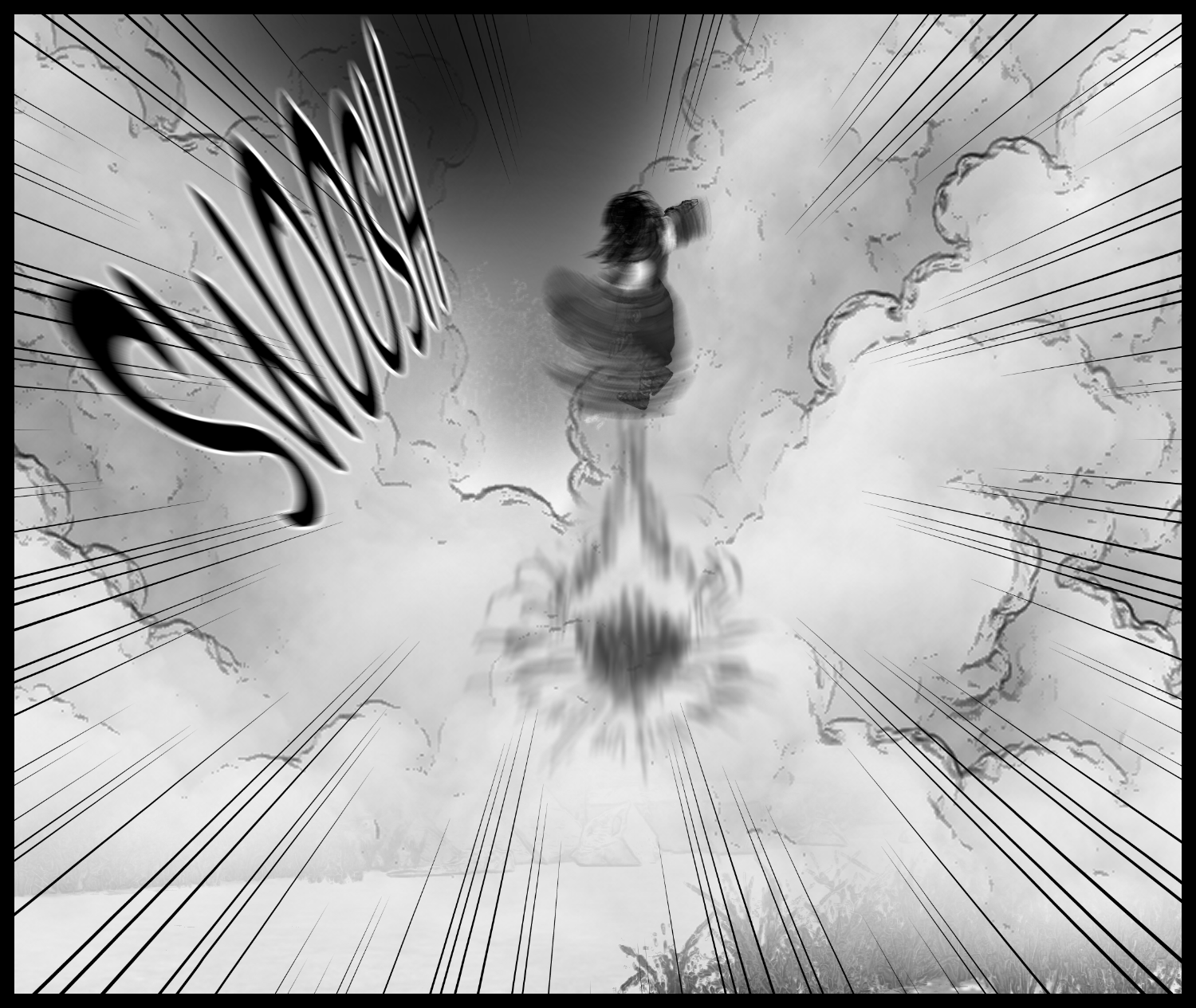 Aria rises from the smoke in a striking scene